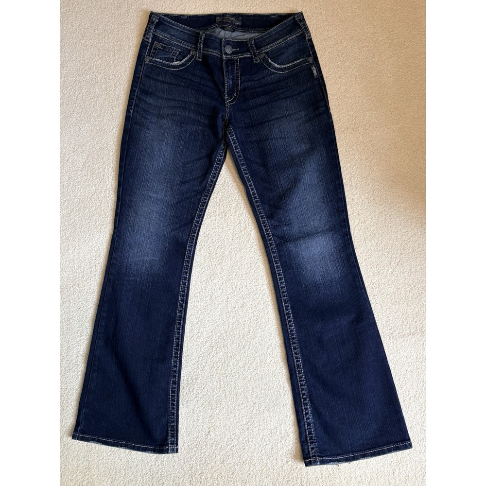 Silver Suki Surplus Women's W30 L32 Medium Wash Denim Bootcut Jeans